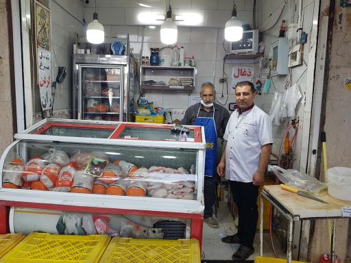 عکس مرغ فروشی   مسعود چشمه نوشی