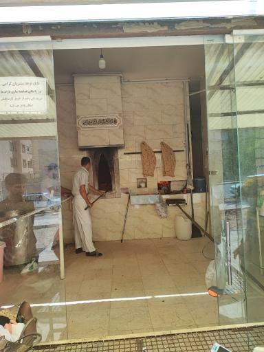 عکس نانوایی سنگکی 