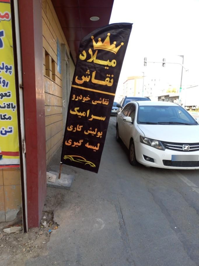 عکس نقاشی و سرامیک خودرو میلاد