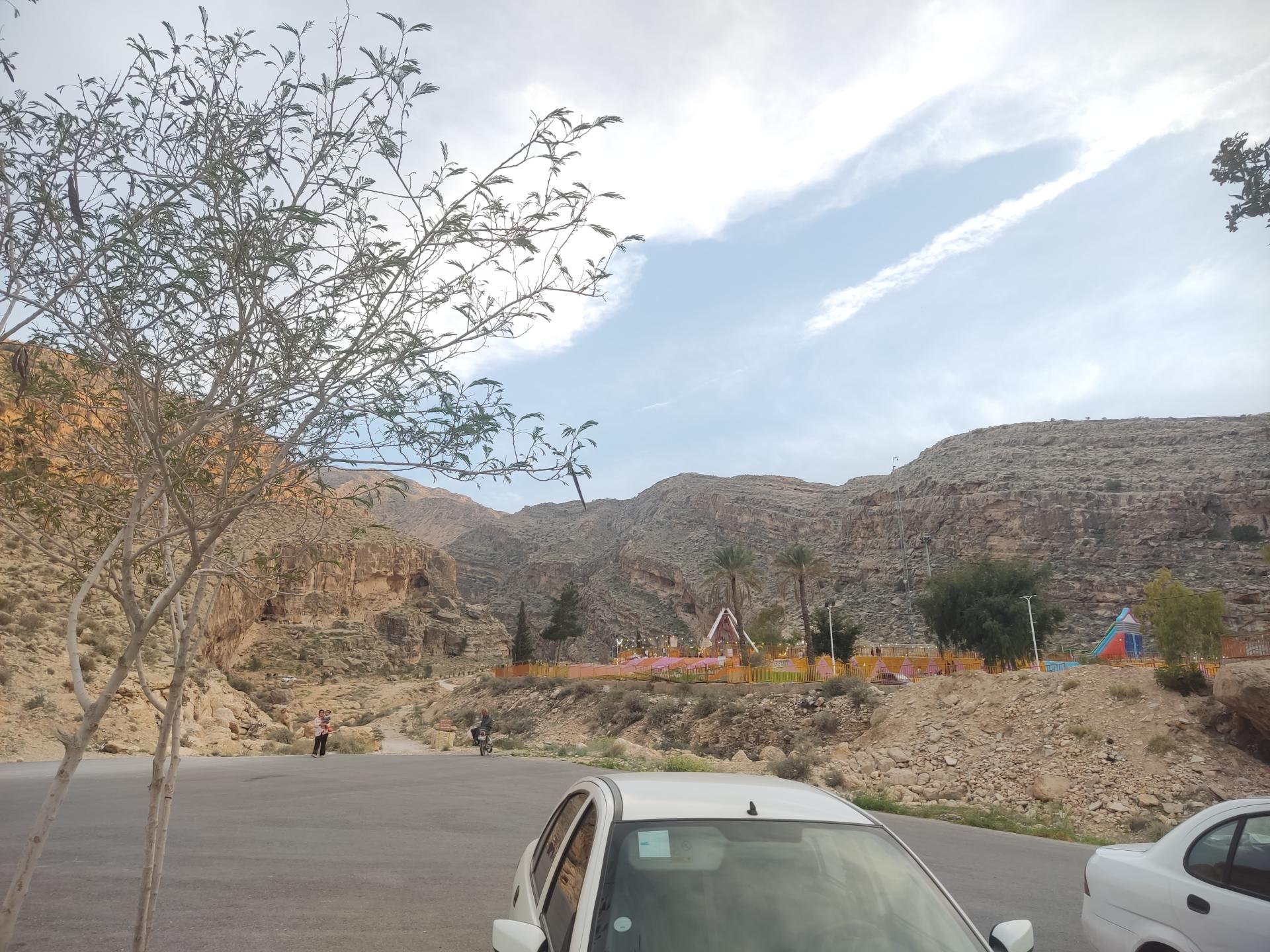 عکس آبشار مصنوعی جهرم