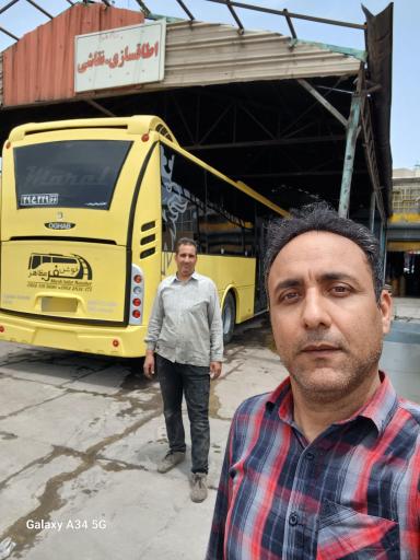 عکس اطاقسازی و نقاشی اتوبوس محمودی