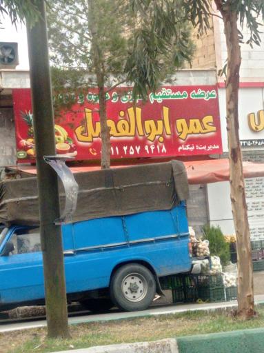 عکس سبزی و میوه تره بار عمو ابوالفضل 
