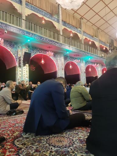 عکس حسینیه نور دار قاضی