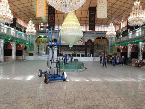 عکس حسینیه نور دار قاضی