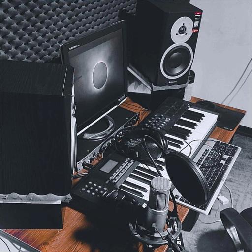 عکس استودیو موسیقی 