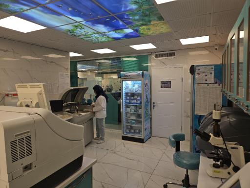 عکس آزمایشگاه سامان