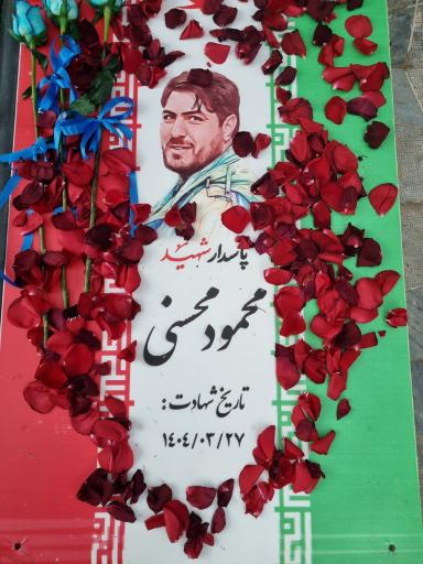 عکس مزار شهید محمود محسنی