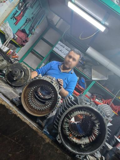 عکس سیم پیچی الکترو موتور ملکی