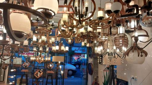 عکس لوستر فروشی نور آوران