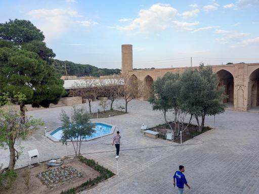 عکس مناره مسجد جامع تاریخی ساوه
