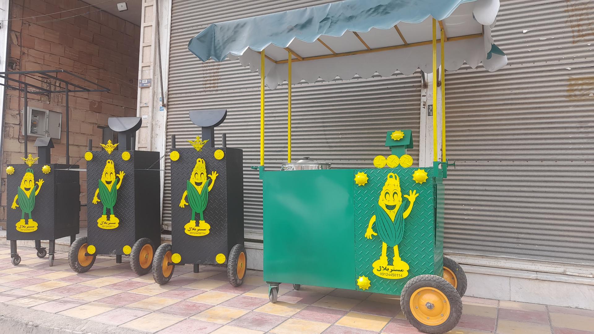 عکس تولید دستگاه بلال تنوری ثابت کار