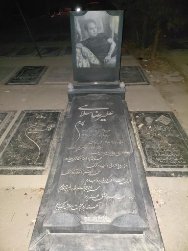 عکس مزار علیرضا سلامی