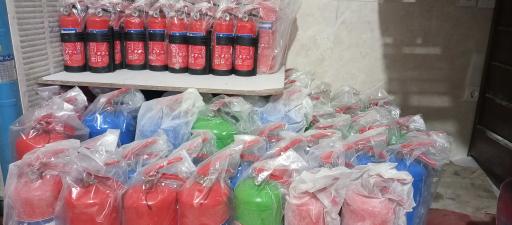 عکس کارگاه شارژ کپسول آتش نشانی ایمن آسیا