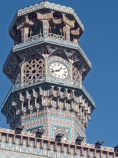 عکس برج ساعت صحن آزادی 