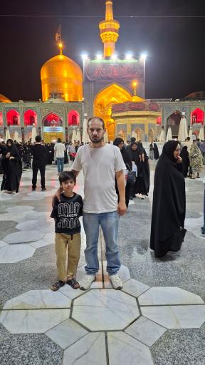 عکس برج ساعت صحن آزادی 