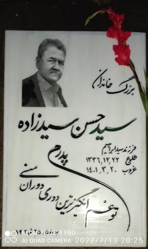 عکس آرامگاه سیدحسن سیدزاده