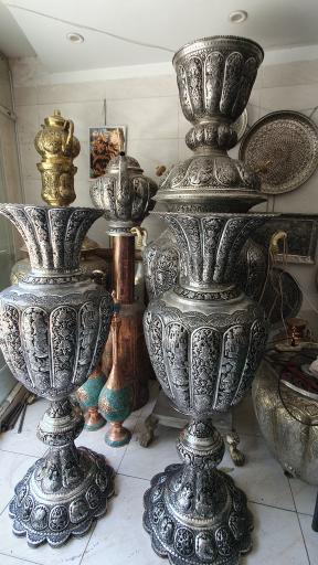 عکس صنایع دستی و قلمزنی فانوس اصفهان