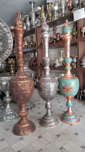 عکس صنایع دستی و قلمزنی فانوس اصفهان