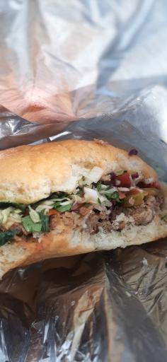 عکس ساندویچ و الویه حمید