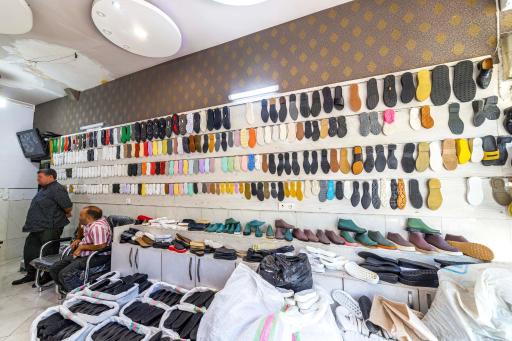 عکس تولیدی زیره کفش تک پا