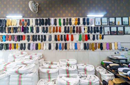 عکس تولیدی زیره کفش تک پا