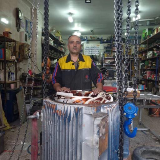 عکس سیم‌پیچی الکترو موتور خادمیان 
