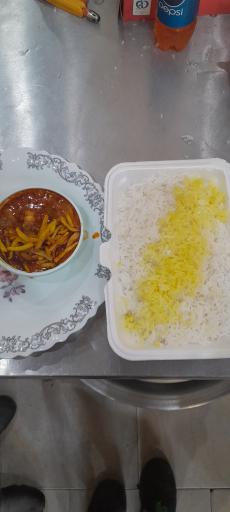 عکس تهیه غذای طاها