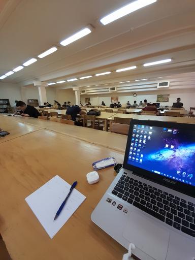 عکس کتابخانه آیت الله قزوینی