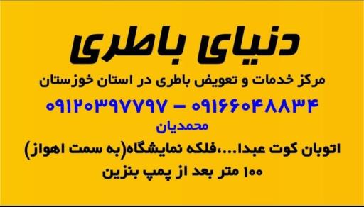 عکس پخش باطری محمدیان